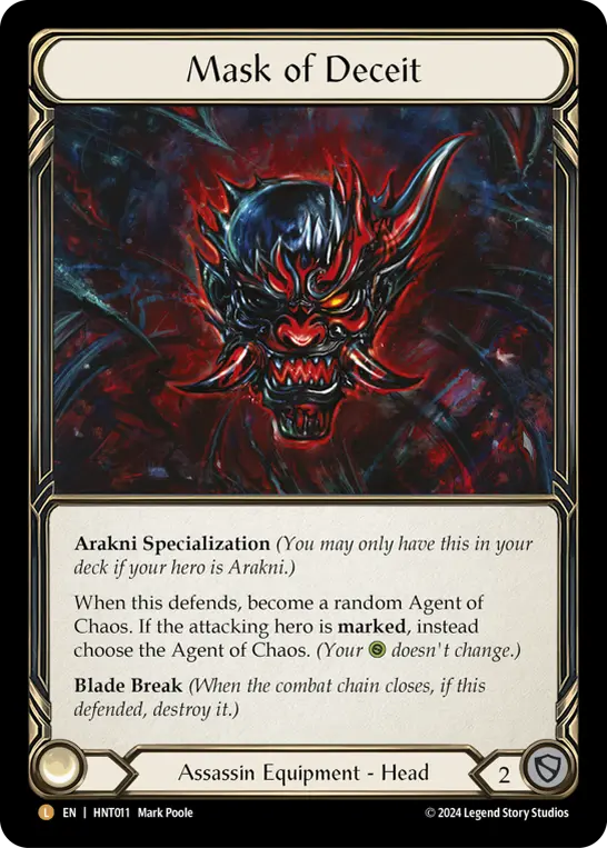 Mask of Deceit HNT011