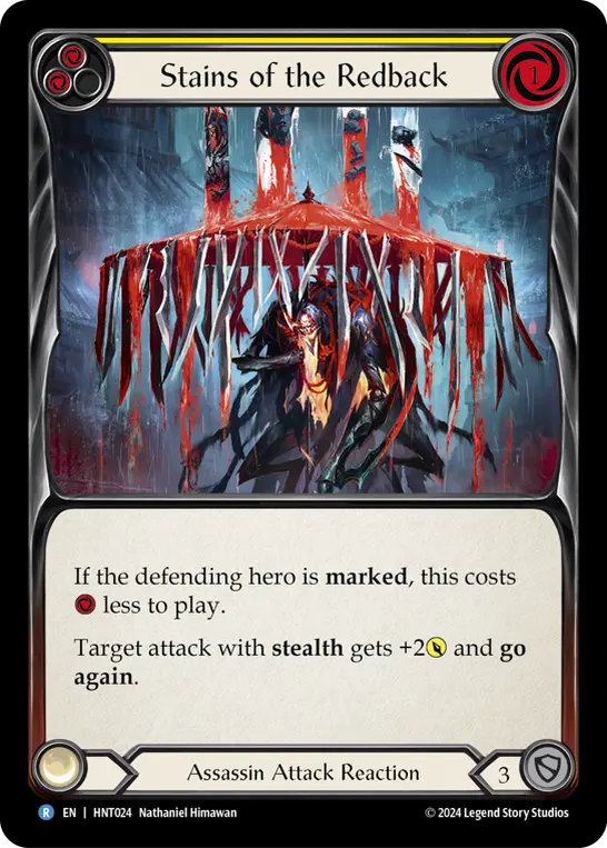 Stains of the Redback (Yellow) HNT024