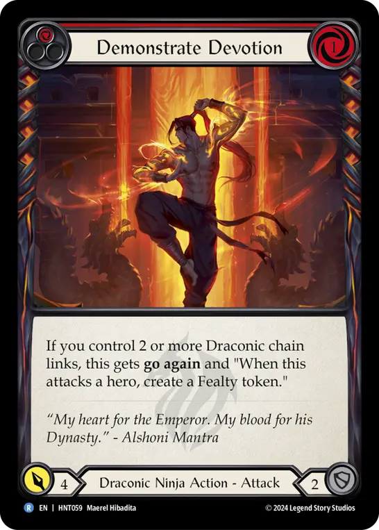 Demonstrate Devotion (Red) HNT059