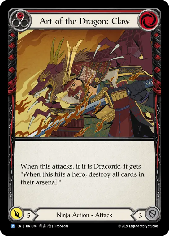 Art of the Dragon: Claw (Red)