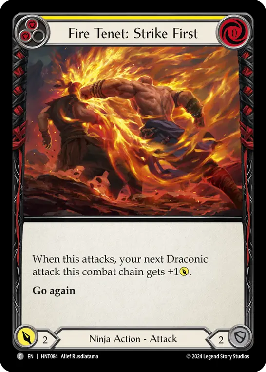 Fire Tenet: Strike First (Yellow) HNT084
