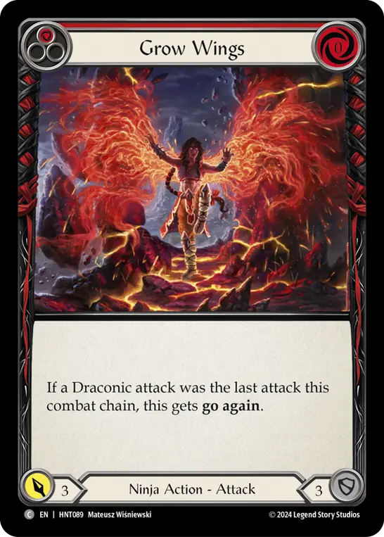 Grow Wings (Red) HNT089