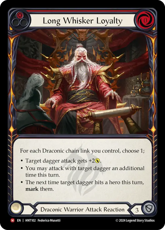 Long Whisker Loyalty (Red) HNT102
