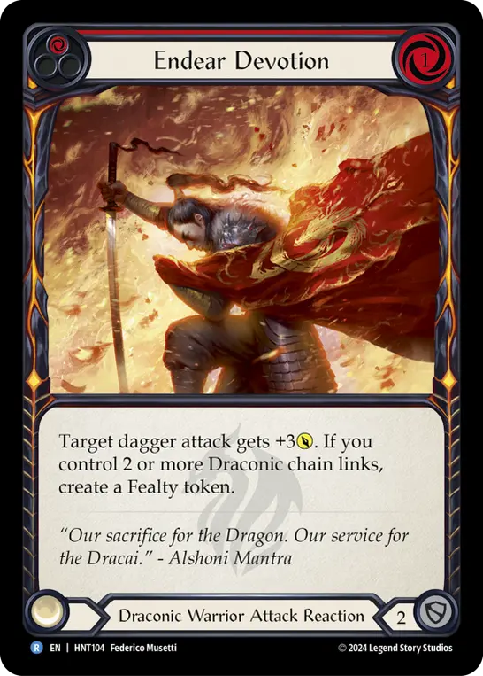 Endear Devotion (Red) HNT104
