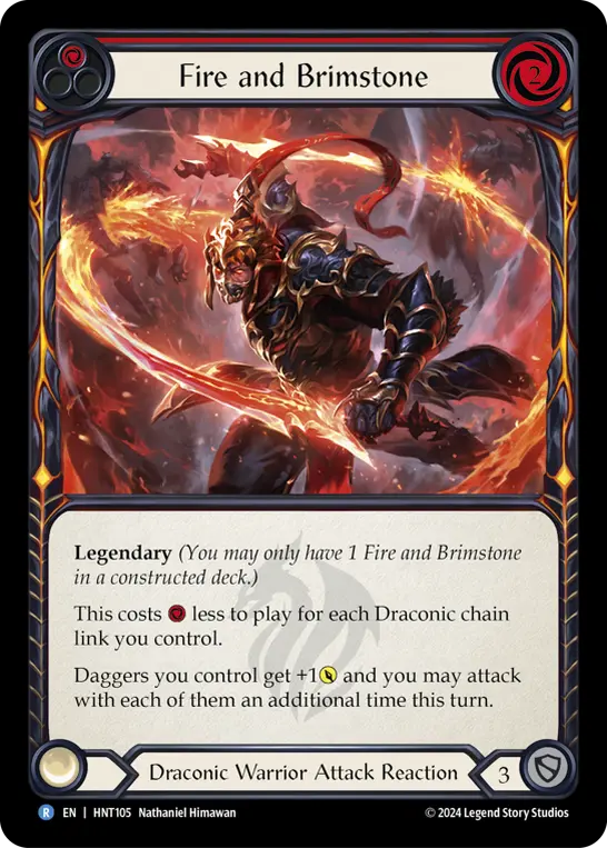 Fire and Brimstone (Red) HNT105