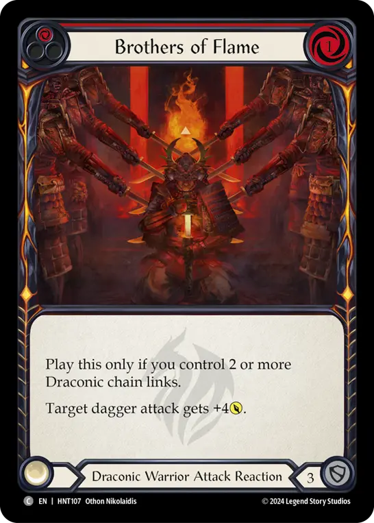 Brothers of Flame (Red) HNT107