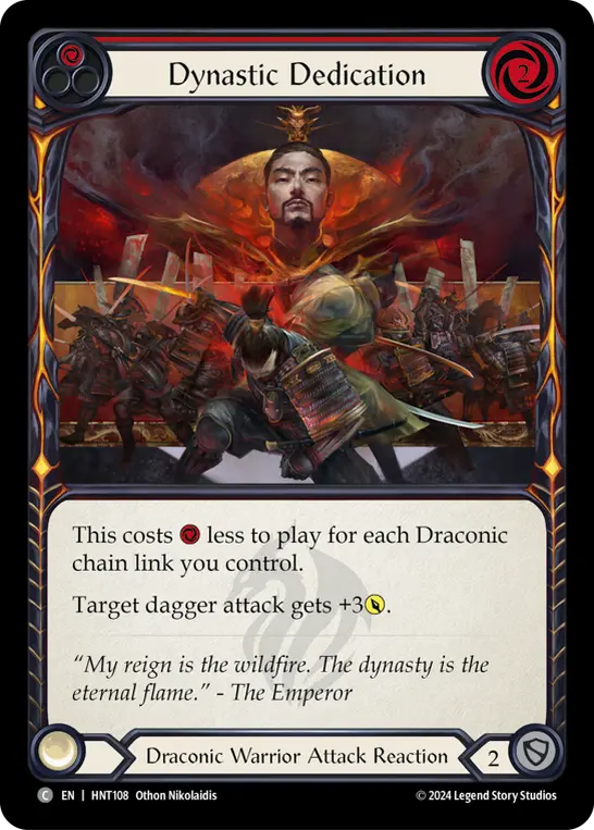 Dynastic Dedication (Red) HNT108