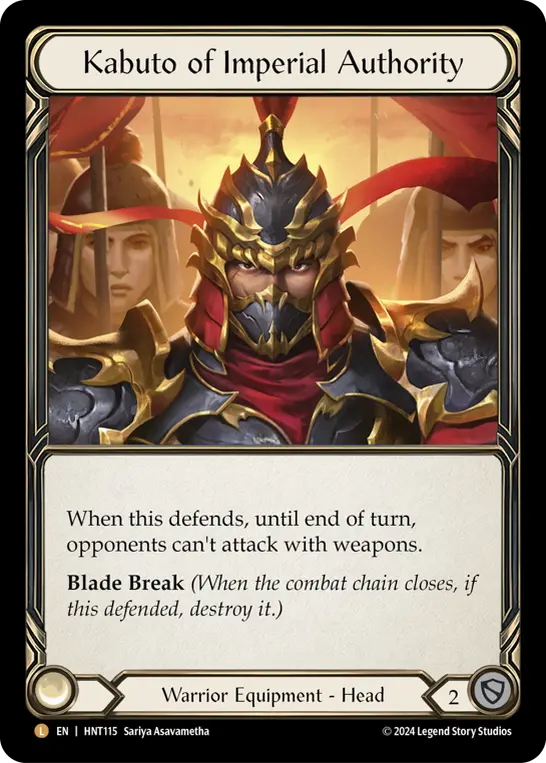 Kabuto of Imperial Authority HNT115