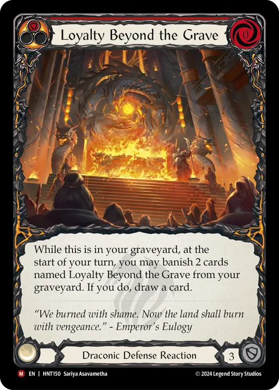 Loyalty Beyond the Grave (Red)