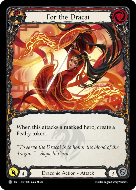 For the Dracai (Red) HNT158