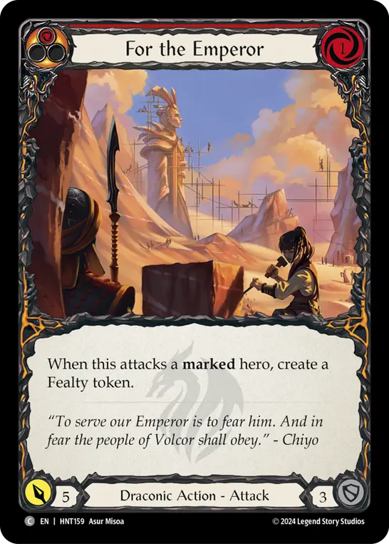 For the Emperor (Red) HNT159