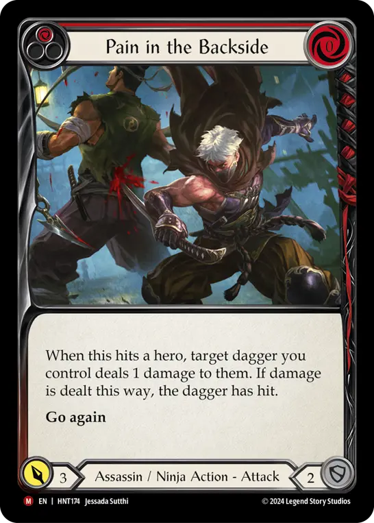 Pain in the Backside (Red)