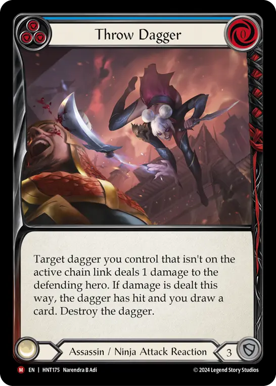 Throw Dagger (Blue)