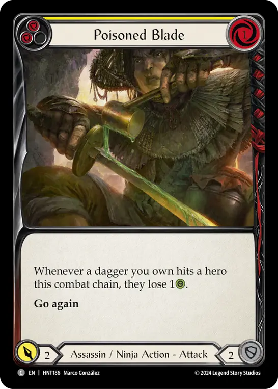 Poisoned Blade (Yellow) HNT186