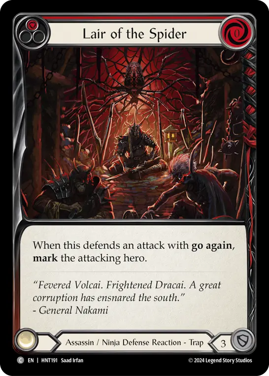 Lair of the Spider (Red)