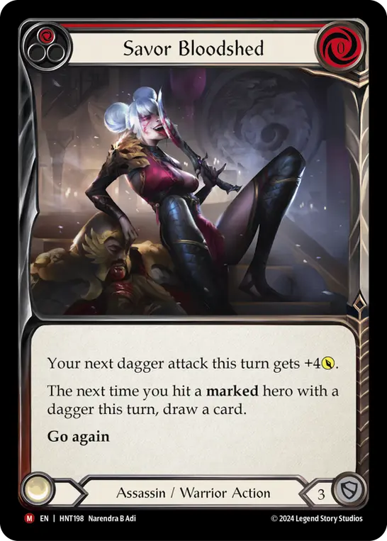 Savor Bloodshed (Red)