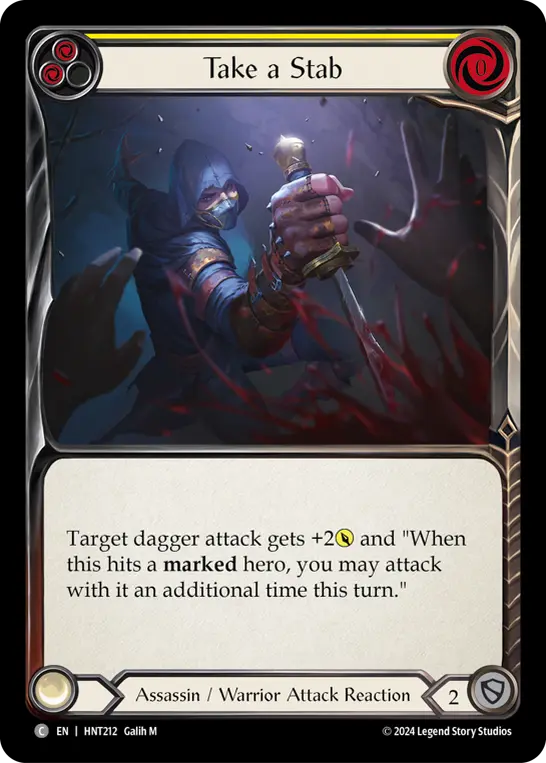 Take a Stab (Yellow) HNT212