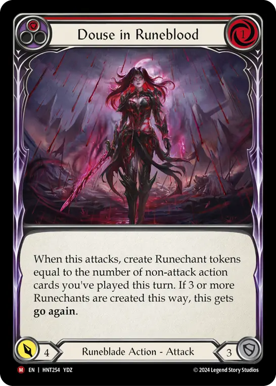 Douse in Runeblood (Red) HNT254