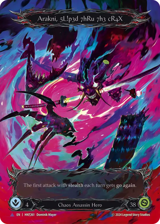 Arakni, 5L!p3d 7hRu 7h3 cR4X HNT261