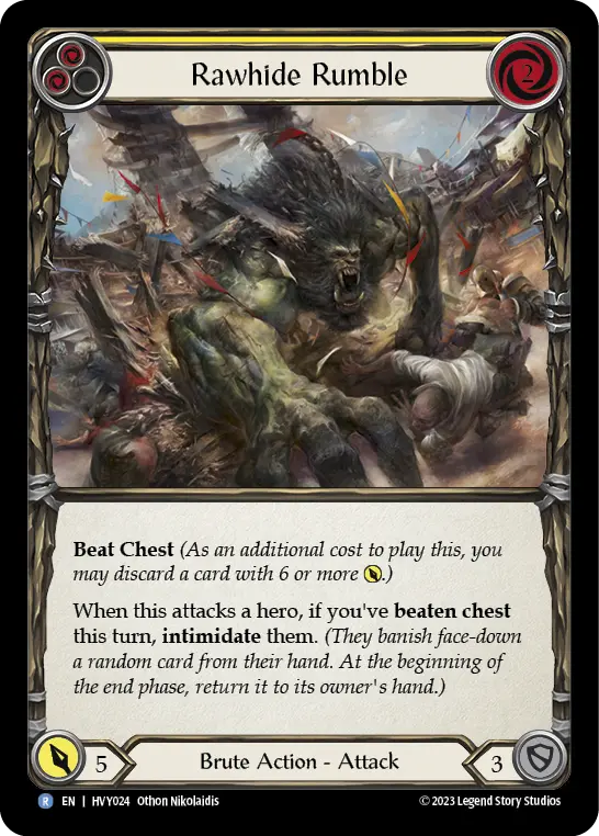 Rawhide Rumble (Yellow) HVY024