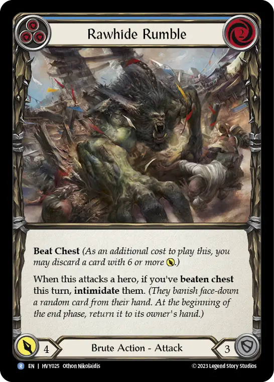 Rawhide Rumble (Blue) HVY025