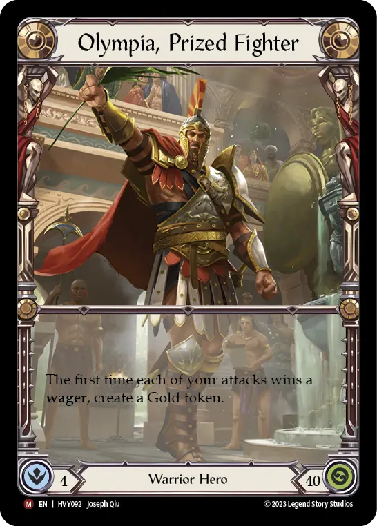 Olympia, Prized Fighter HVY092