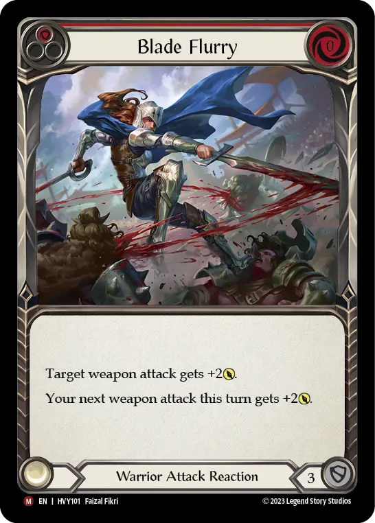 Blade Flurry (Red) HVY101