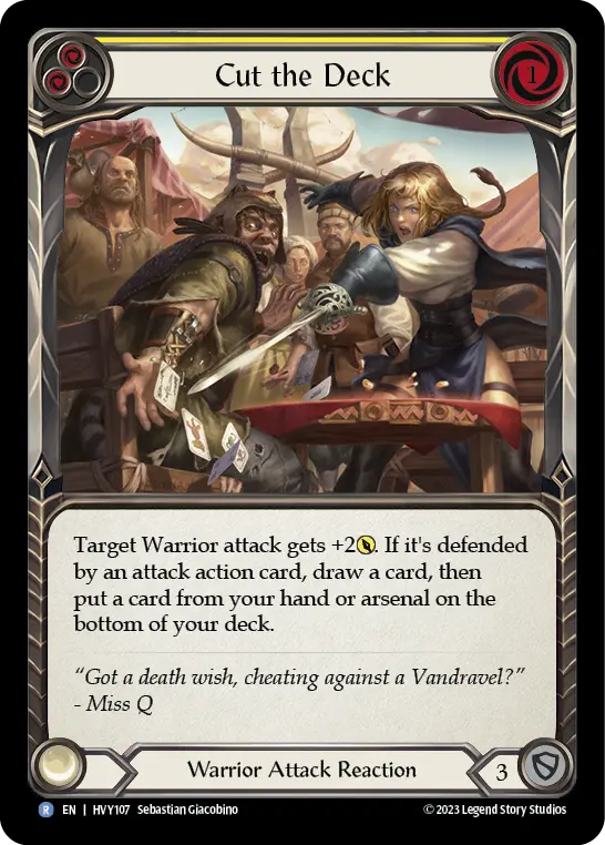 Cut the Deck (Yellow) HVY107