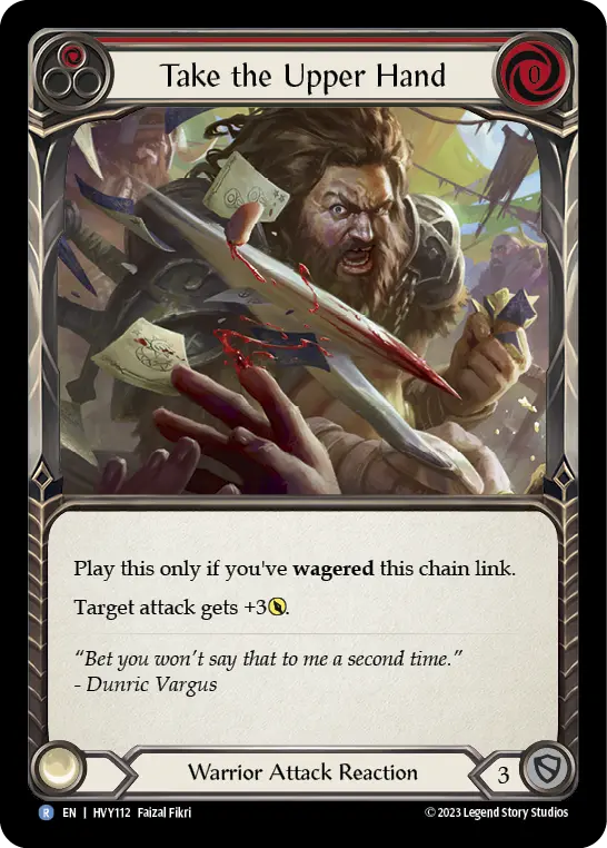 Take the Upper Hand (Red) HVY112