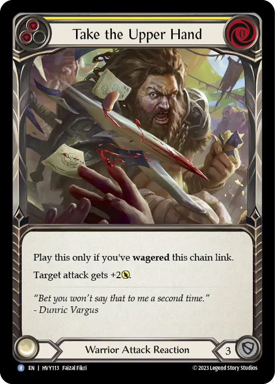Take the Upper Hand (Yellow) HVY113