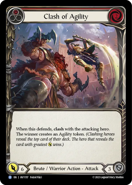 Clash of Agility (Red) HVY157