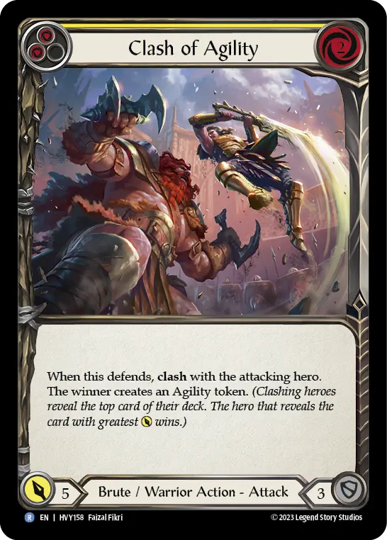 Clash of Agility (Yellow) HVY158