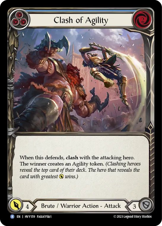 Clash of Agility (Blue) HVY159