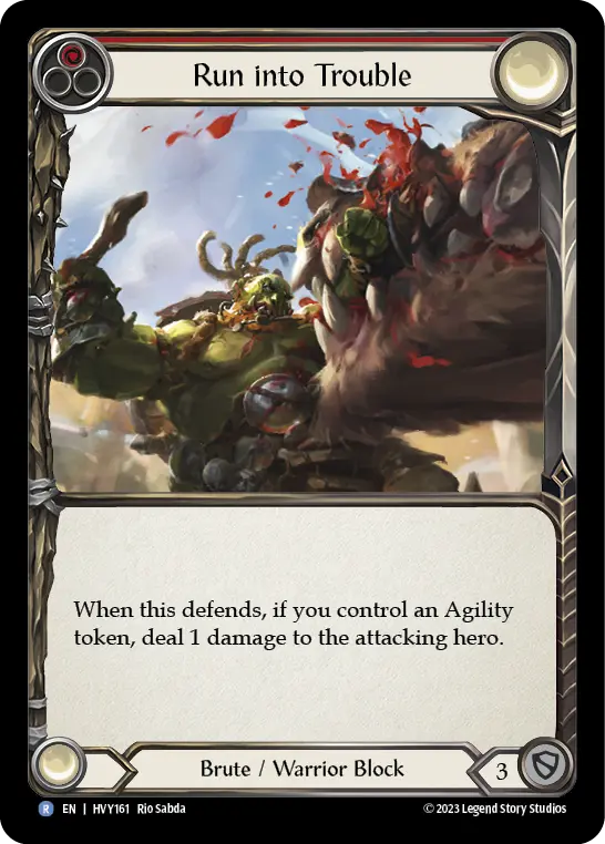 Run into Trouble (Red) HVY161