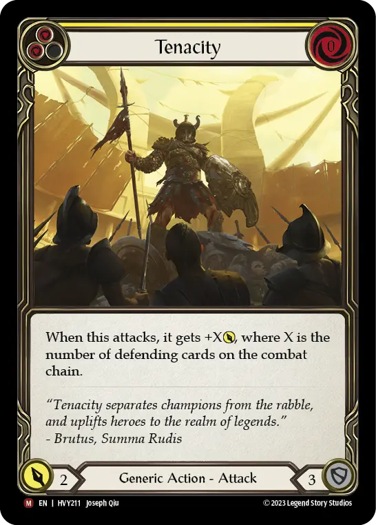 Tenacity (Yellow) HVY211