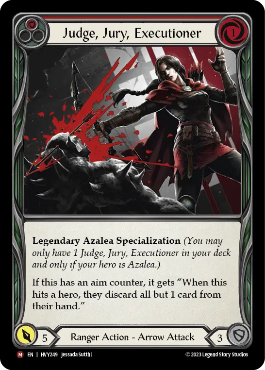 Judge, Jury, Executioner (Red) HVY249