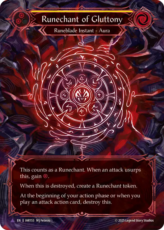 Runechant of Gluttony (Yellow) IAR153