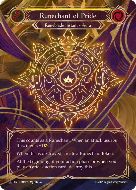 Runechant of Pride (Yellow) IAR155