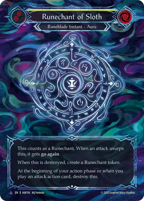 Runechant of Sloth (Yellow) IAR156