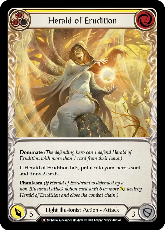 Herald of Erudition (Yellow) MON004