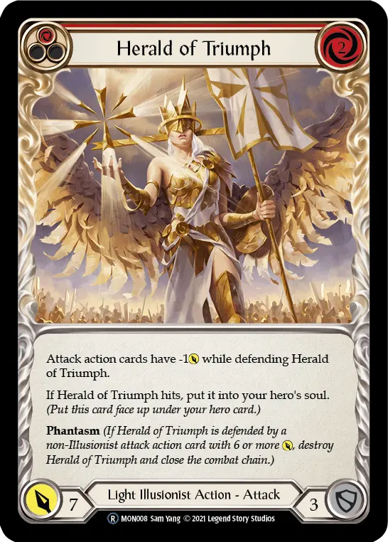 Herald of Triumph (Red) MON008