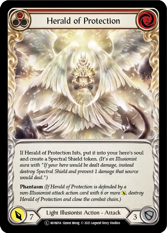 Herald of Protection (Red) MON014