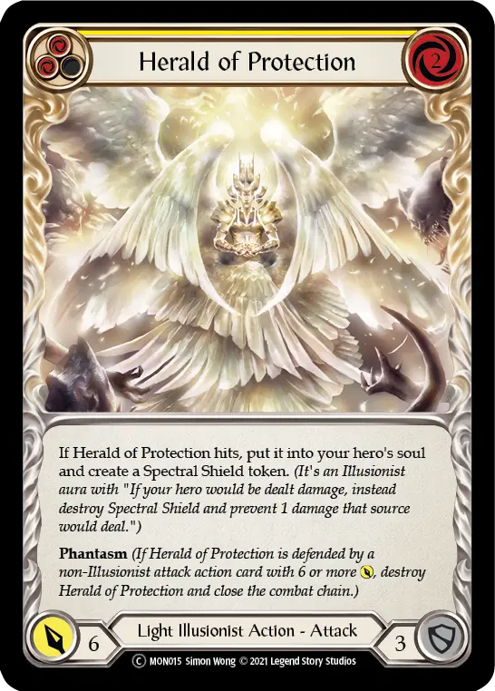 Herald of Protection (Yellow) MON015