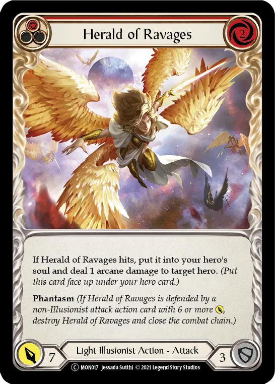 Herald of Ravages (Red) MON017