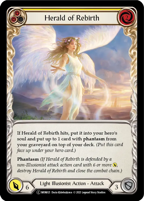 Herald of Rebirth (Yellow) MON021