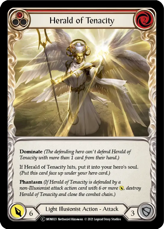 Herald of Tenacity (Red) MON023