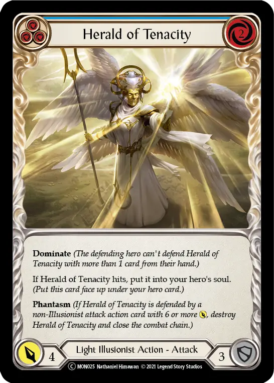 Herald of Tenacity (Blue) MON025