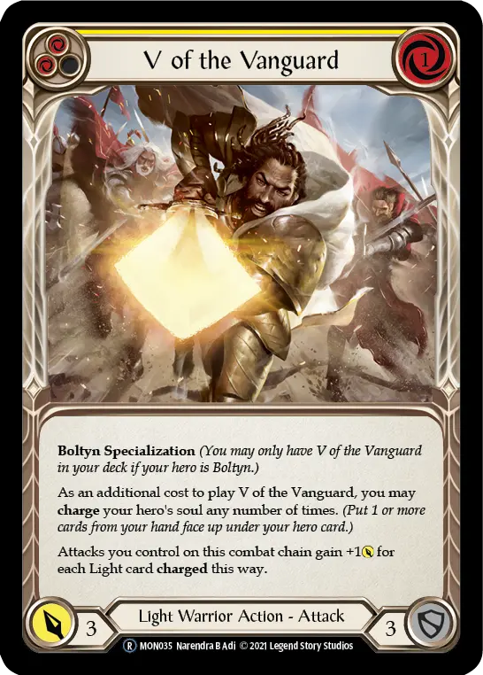 V of the Vanguard (Yellow)