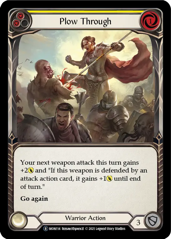 Plow Through (Yellow) MON114