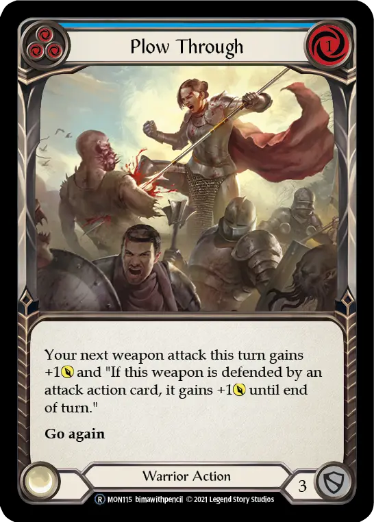 Plow Through (Blue) MON115